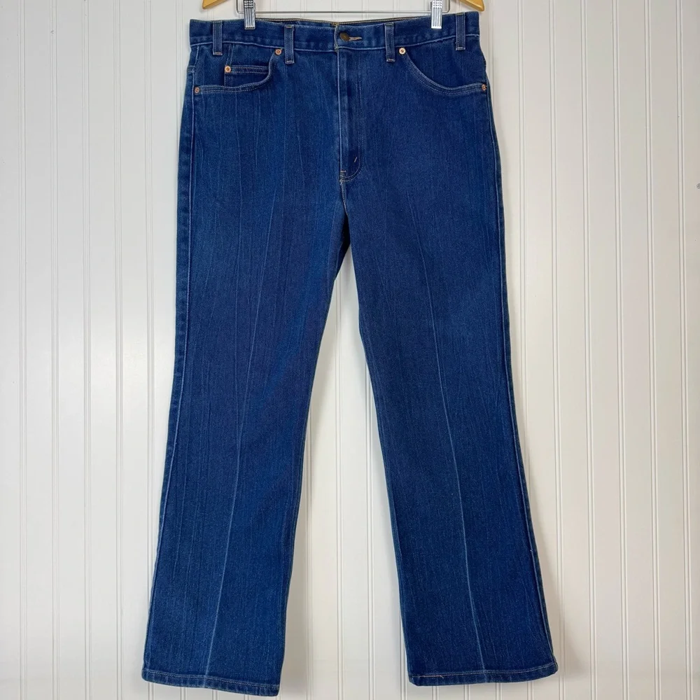 Vintage Levi’s 517 Jeans Men’s 40 x 32 Blue Bootcut Black Tab Western Rodeo